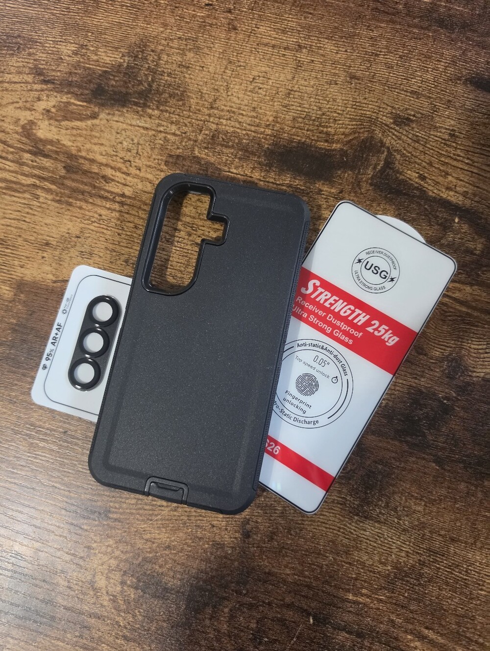 Samsung S26 Phone Case + Screen Protector + Camera Screen Protector Set